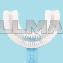 Дитяча U-подібна зубна щітка Childrens u Shaped Toothbrush блакитна